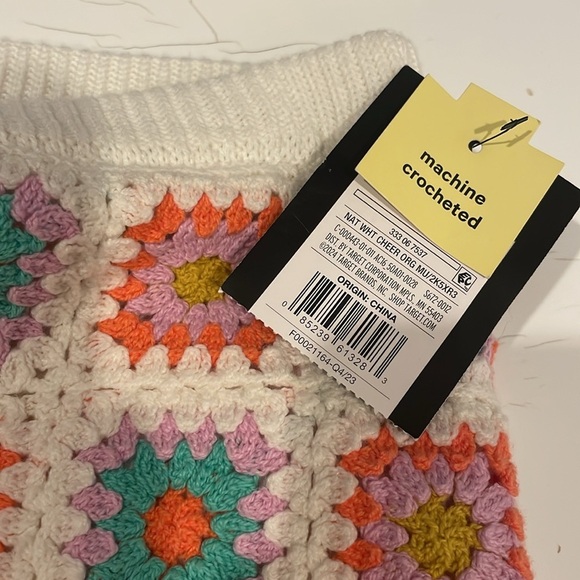 Grannysquare colorful skirt youth size 14 - Picture 4 of 5